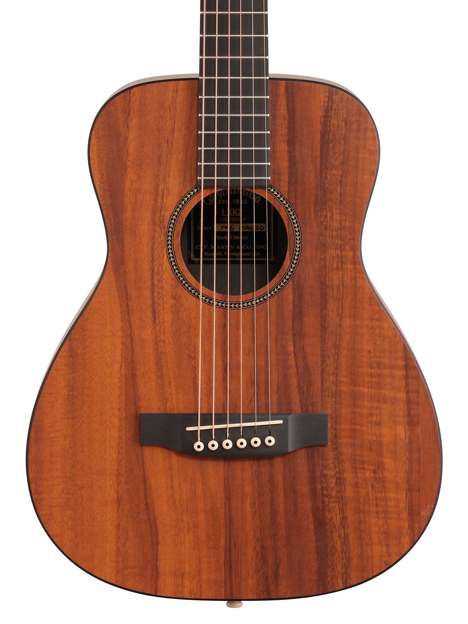 Martin LXK2 Little Martin Koa Acoustic Guitar with Gig Bag