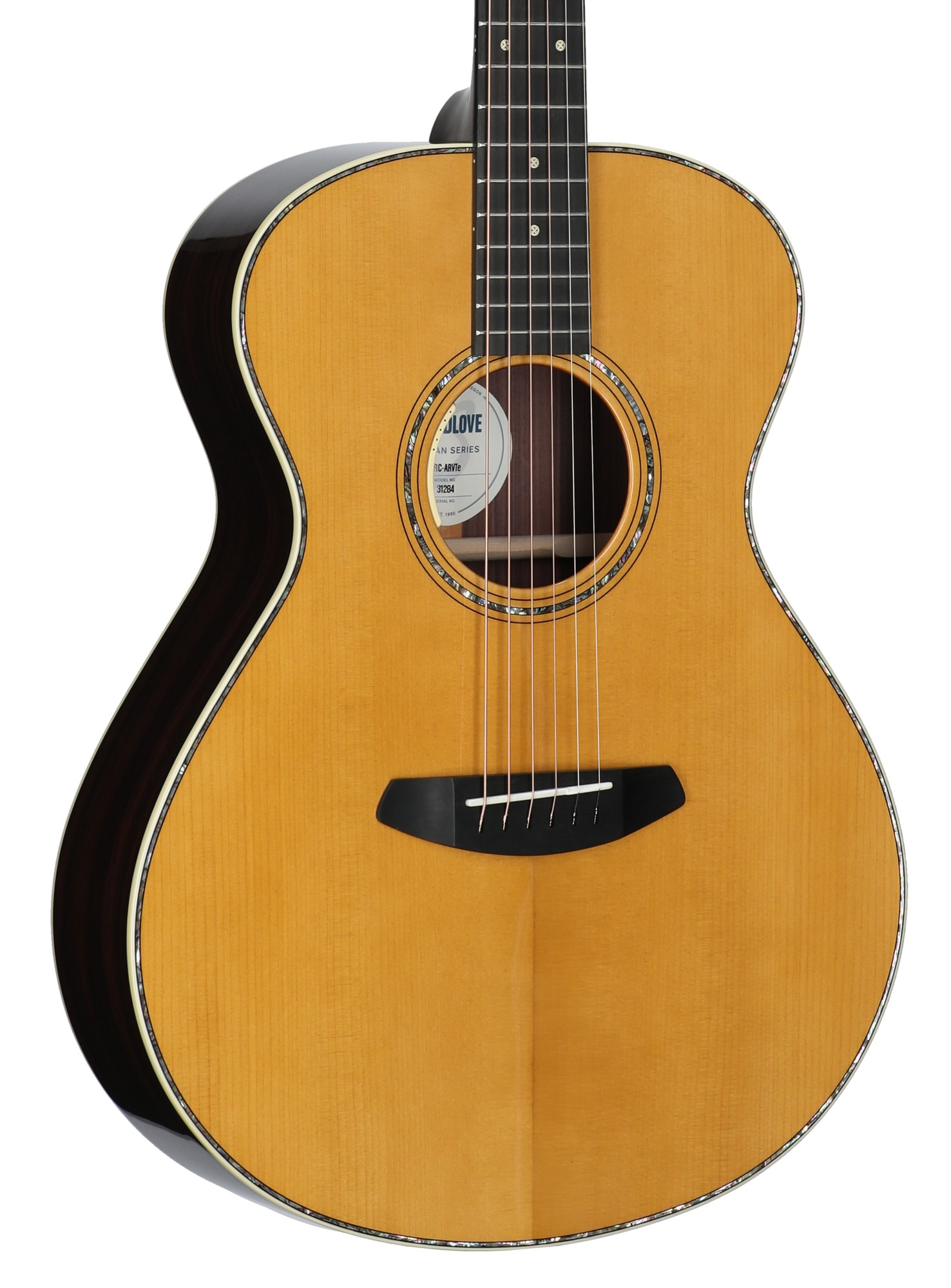 Breedlove Artisan Concert ARe Acoustic Electric Guitar with Case Vintage Toner