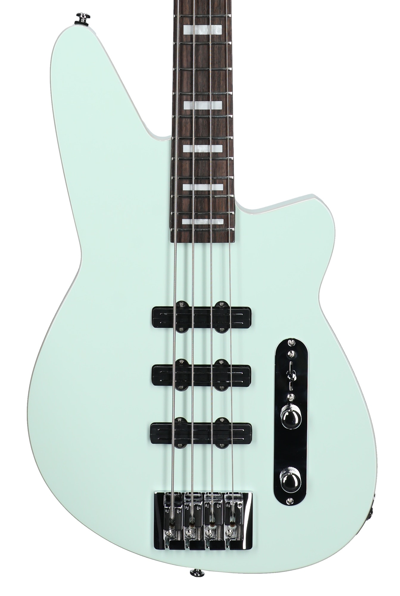 Reverend Triad 4 Bass Guitar Iconic Blue View 2