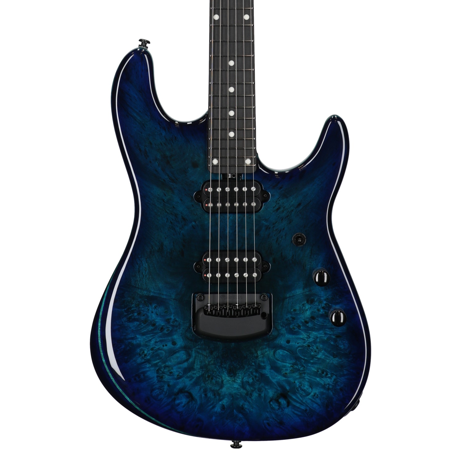 Ernie Ball Music Man Richardson Cutlass HT Guitar with Bag Water Temple View 2