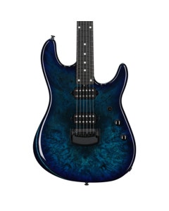 Ernie Ball Music Man Richardson Cutlass HT Guitar with Bag Water Temple View 2