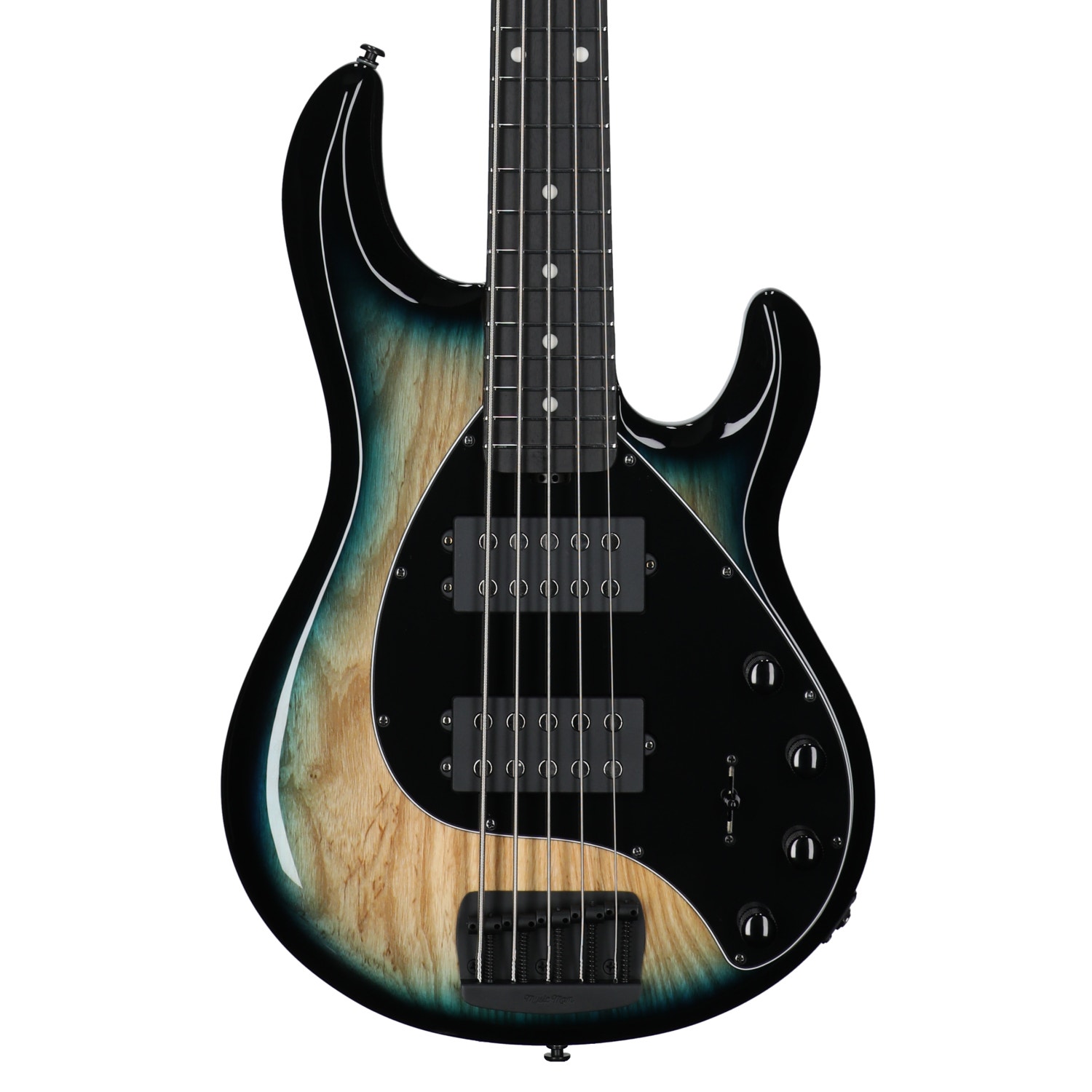 Ernie Ball Music Man StingRay Special 5 HH 5-String Bass with Mono Case Mean Blue Burst