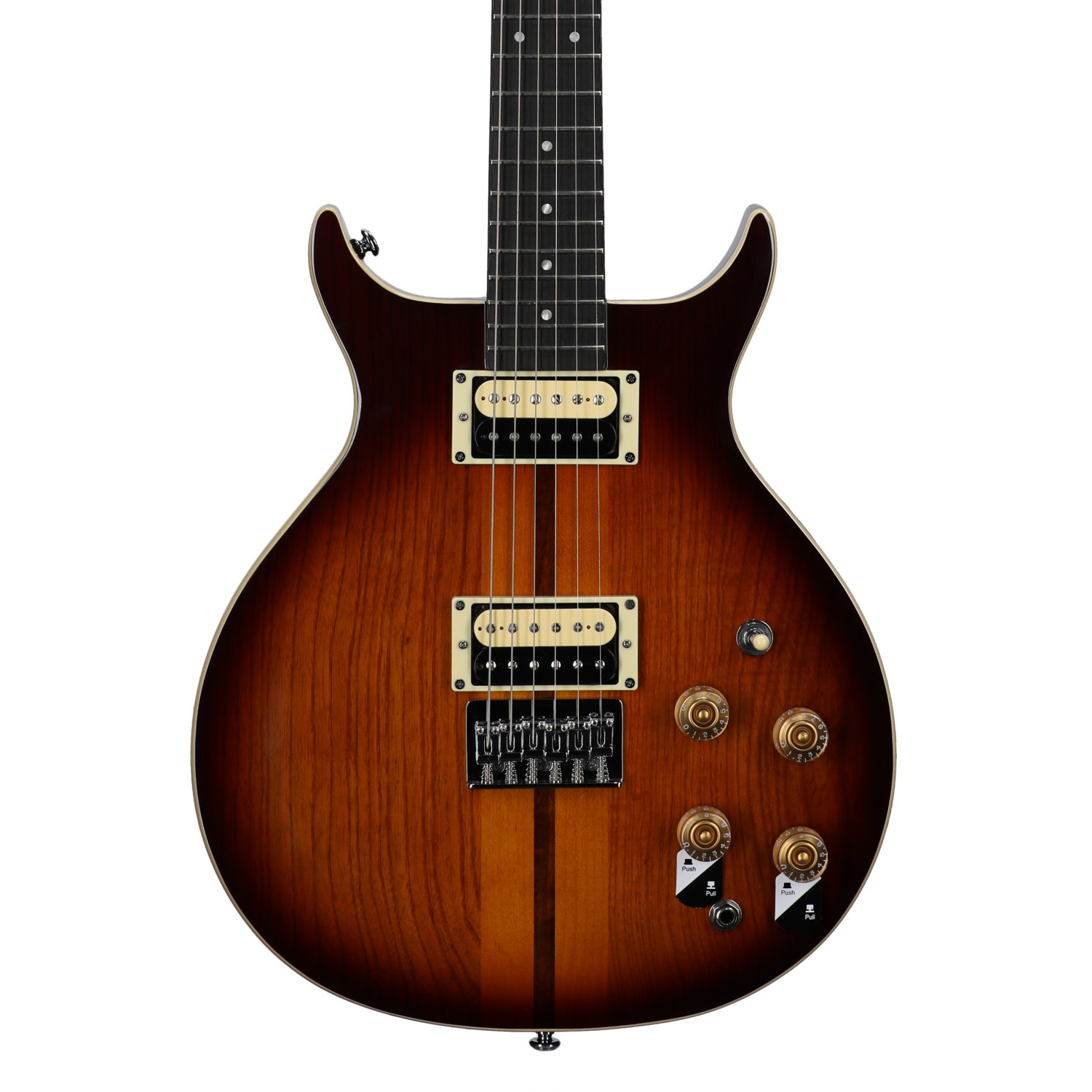 Washburn H10 Hawk Electric Guitar Tobacco Sunburst with Bag View 2