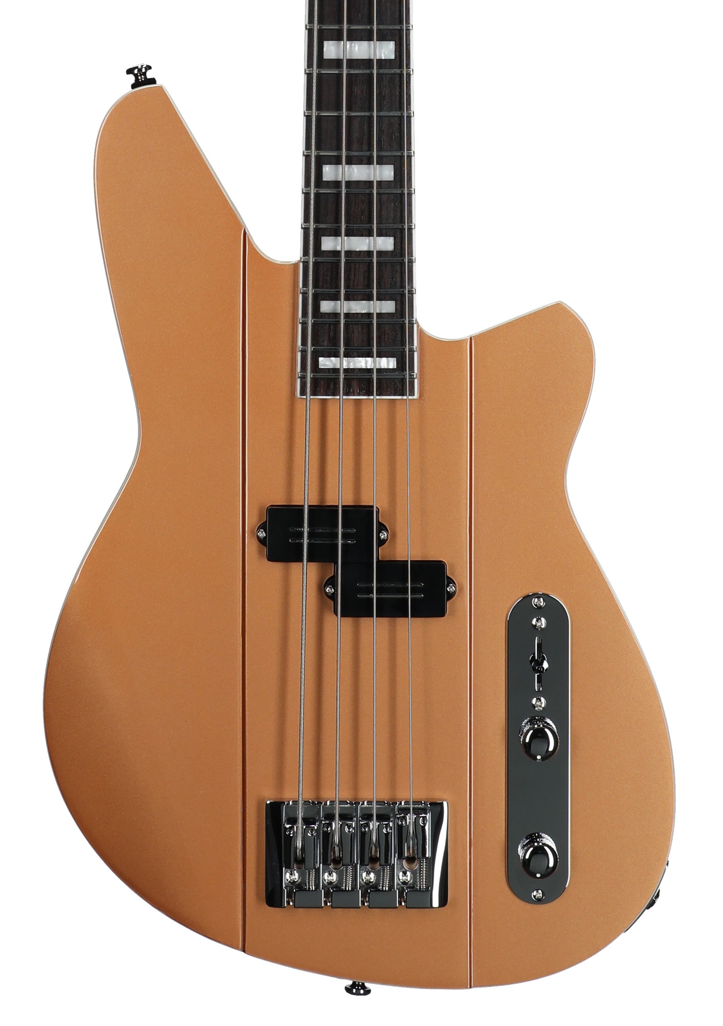Reverend Sentinel Short Scale Bass Guitar Metallic Copper