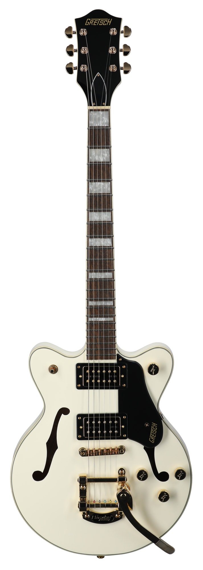 Gretsch LE Streamliner G2655TG Center Block Jr Double Cutaway Semi Hollow Guitar Vintage White