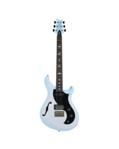 PRS S2 Vela Semi Hollow Body Guitar Satin Cloud Burst with Gig Bag View 1