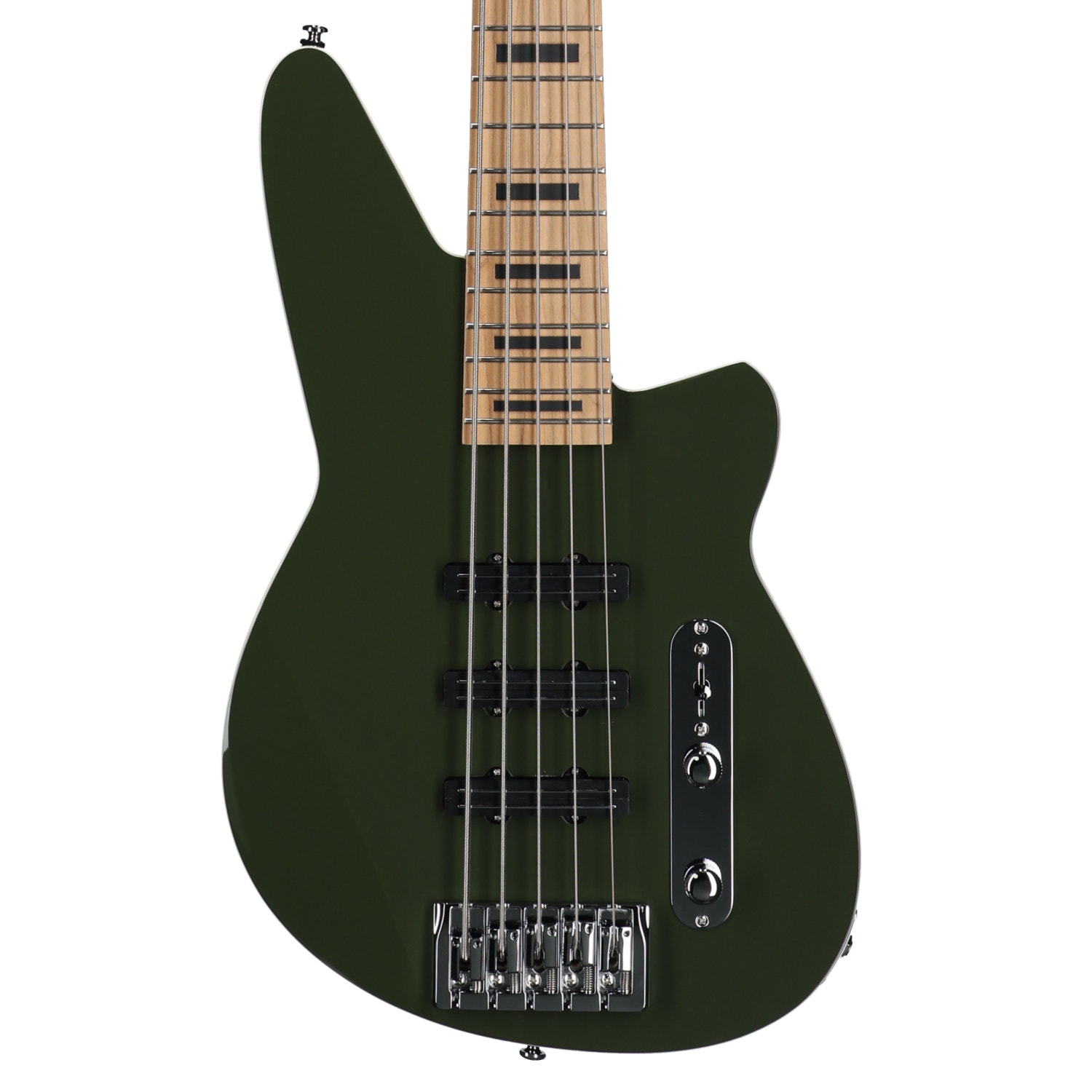 Reverend Triad 5 Bass Guitar Army Green