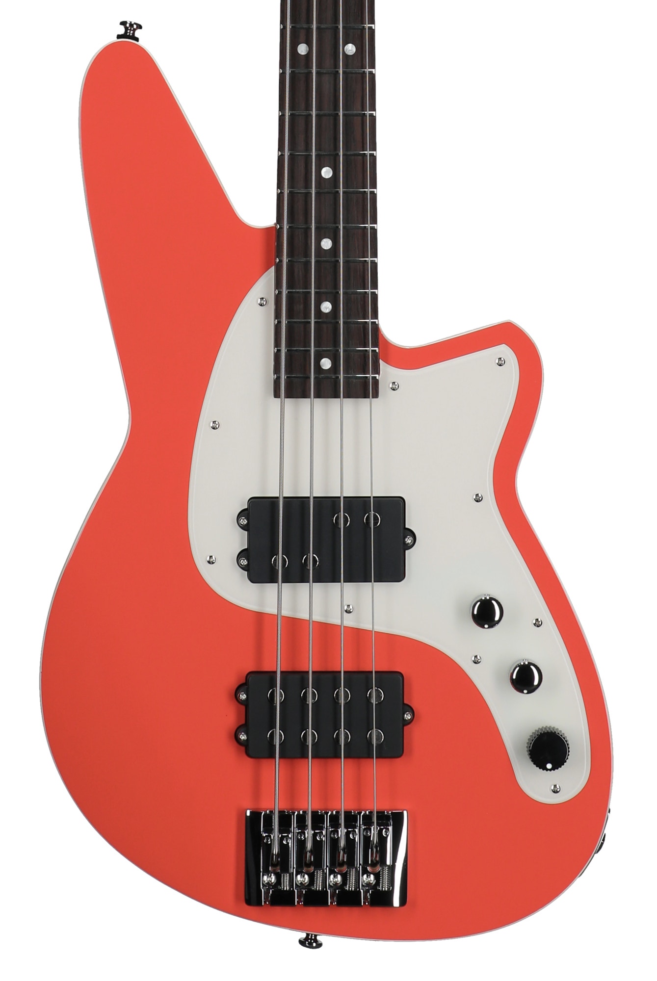 Reverend Mercalli 4 Bass Guitar Feisty Red