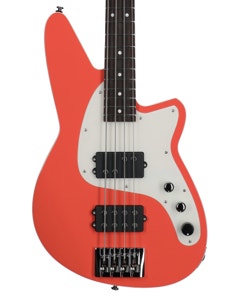 Reverend Mercalli 4 Bass Guitar Feisty Red
