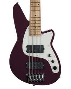 Reverend Mercalli 5 Bass Guitar Purple Punch