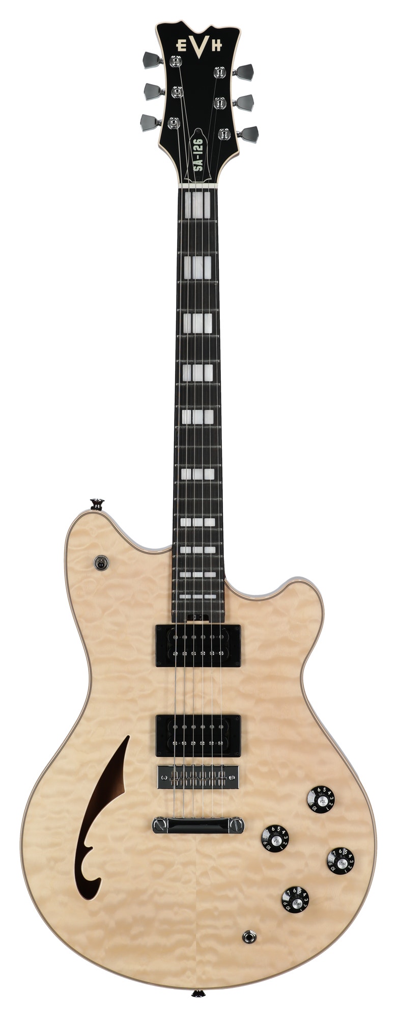 EVH SA-126 Special Quilt Maple Top Guitar with Case El Natural