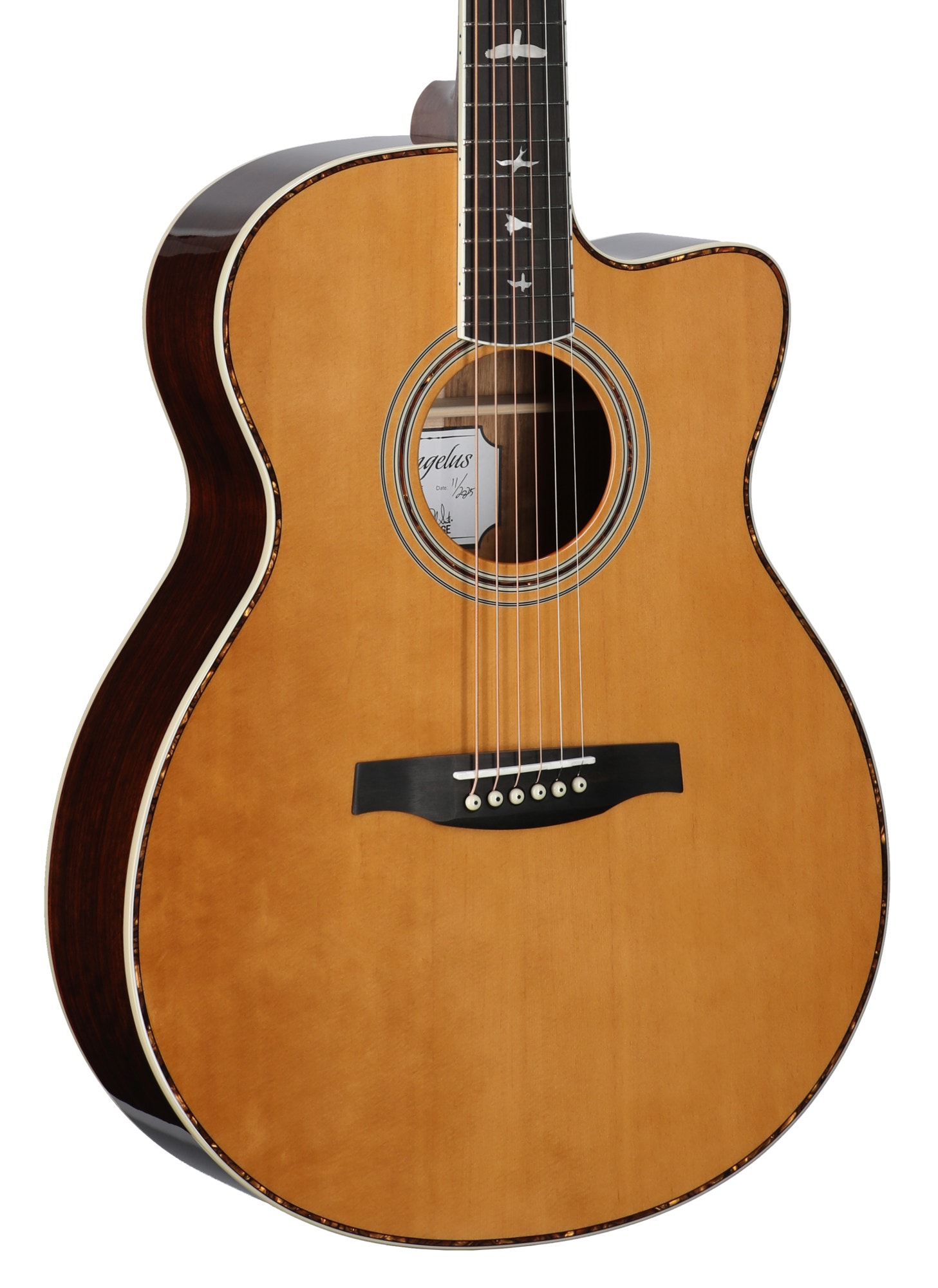PRS SE Angeles A40 A/E Natural with Case View 8