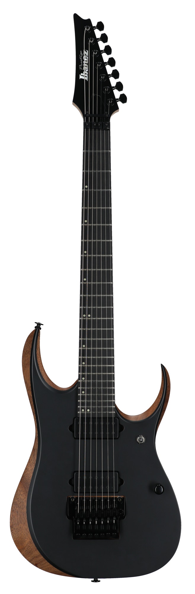 Ibanez Prestige RGDR 7-String Electric Guitar with Case Natural Flat