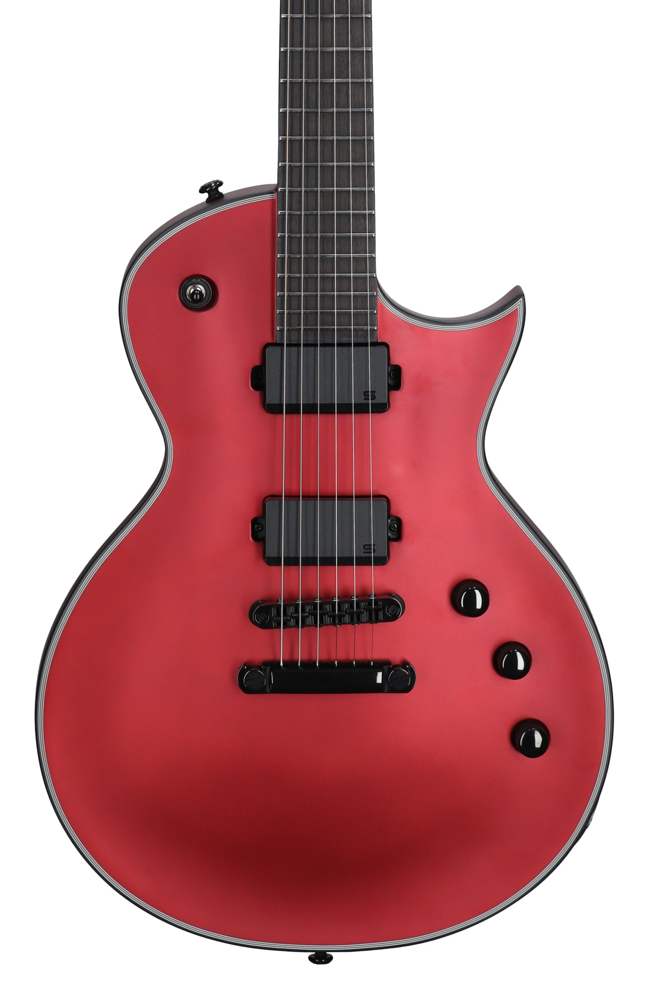 ESP LTD Eclipse EC-1000 Solid Body Electric Guitar Candy Apple Red Satin View 2