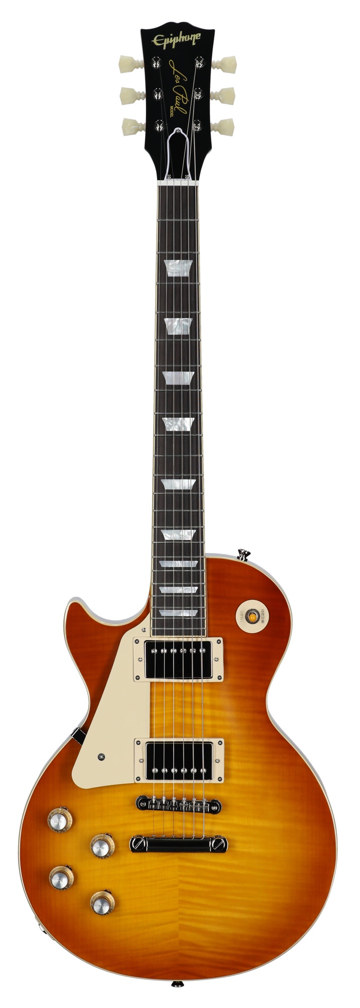 Epiphone Inspired by Gibson Custom 1960 Les Paul Standard Left-Handed Guitar with Case Iced Tea Burst