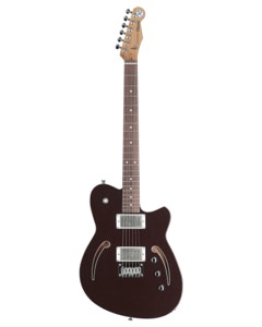 Reverend Charger Air HH Semi-Hollow Body Guitar Bordeaux