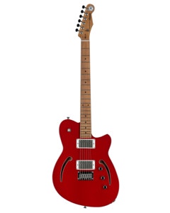 Reverend Charger Air HH SemiHollow Body Guitar Metallic Cherry