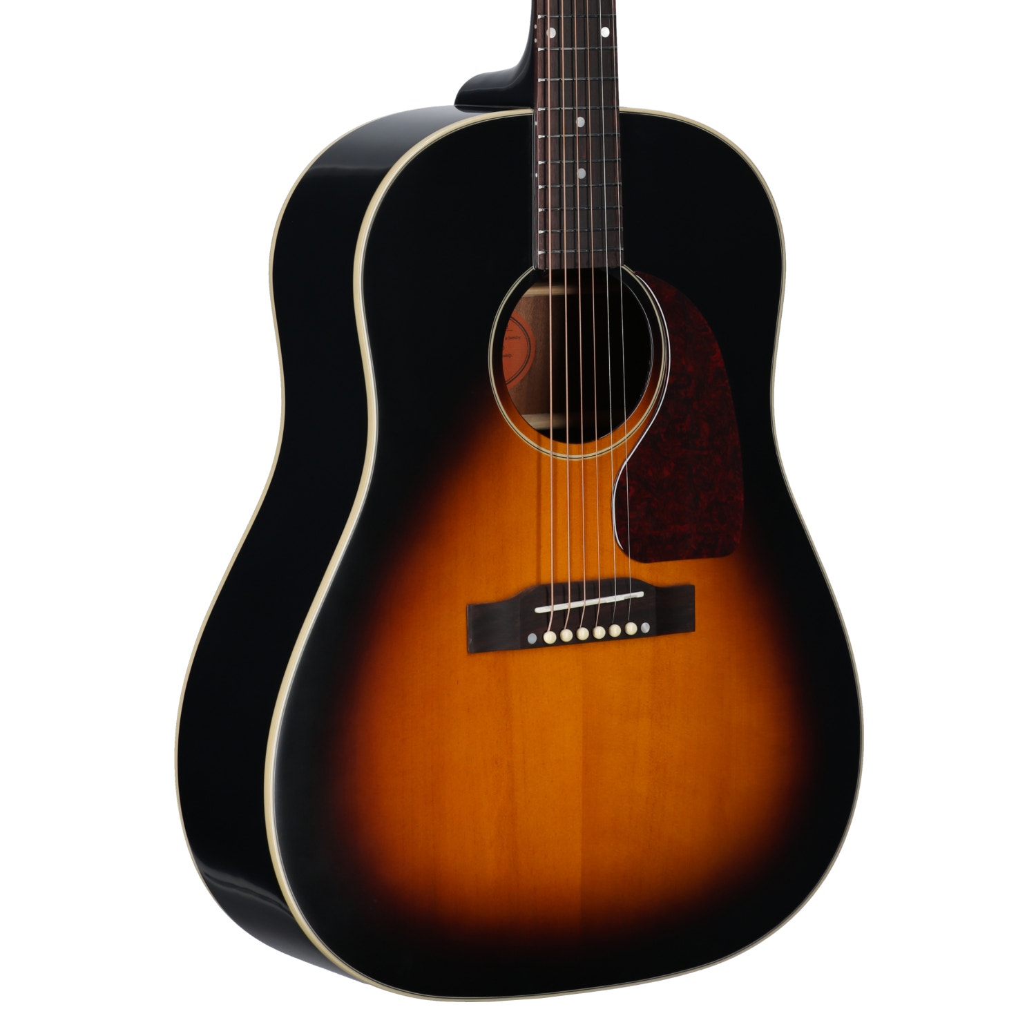 Epiphone Inspired by Gibson J-45 Standard A/E Guitar with Bag Vintage Sunburst View 8