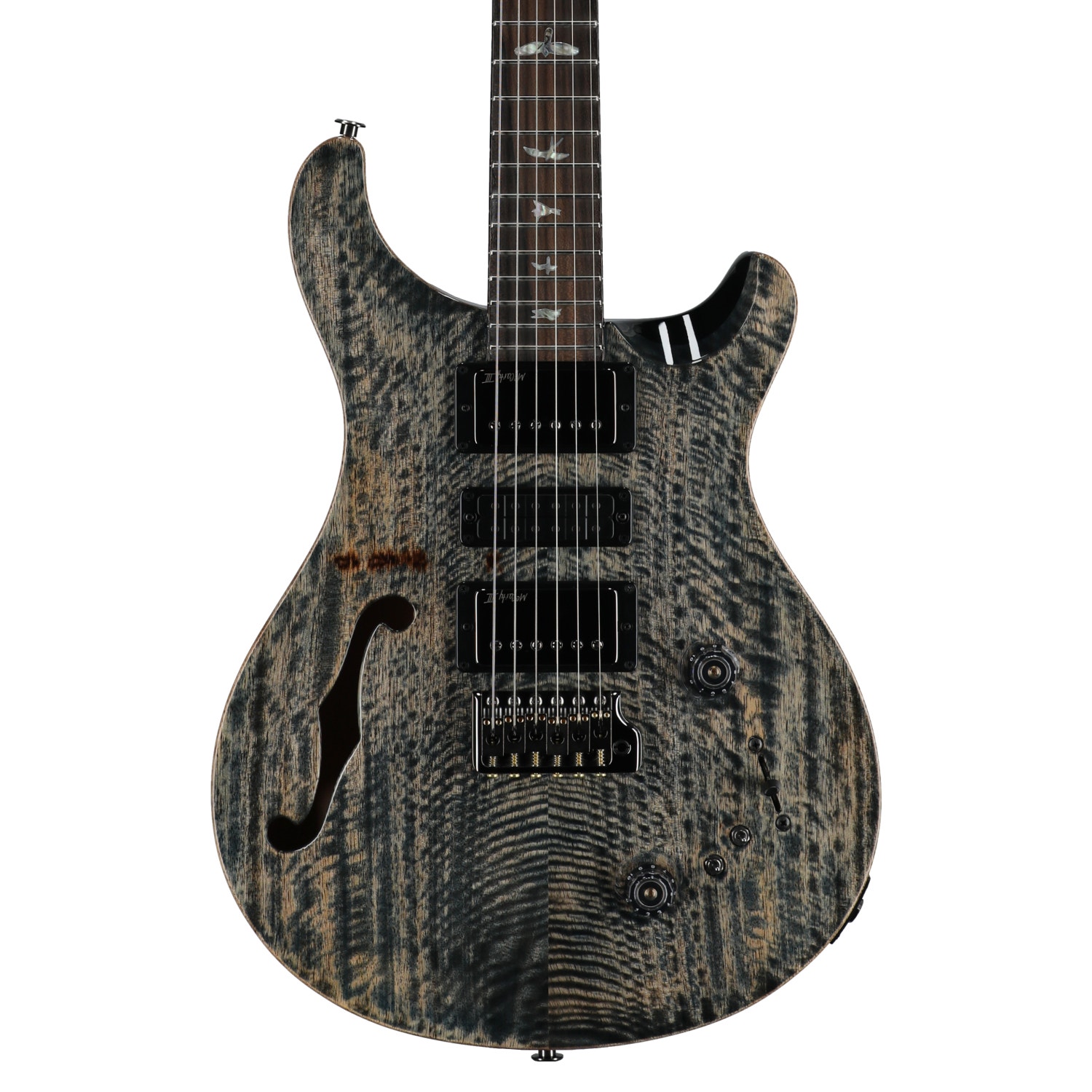 PRS Special Semi-Hollow Mango-Ziricote Guitar with Case Faded Whale View 2
