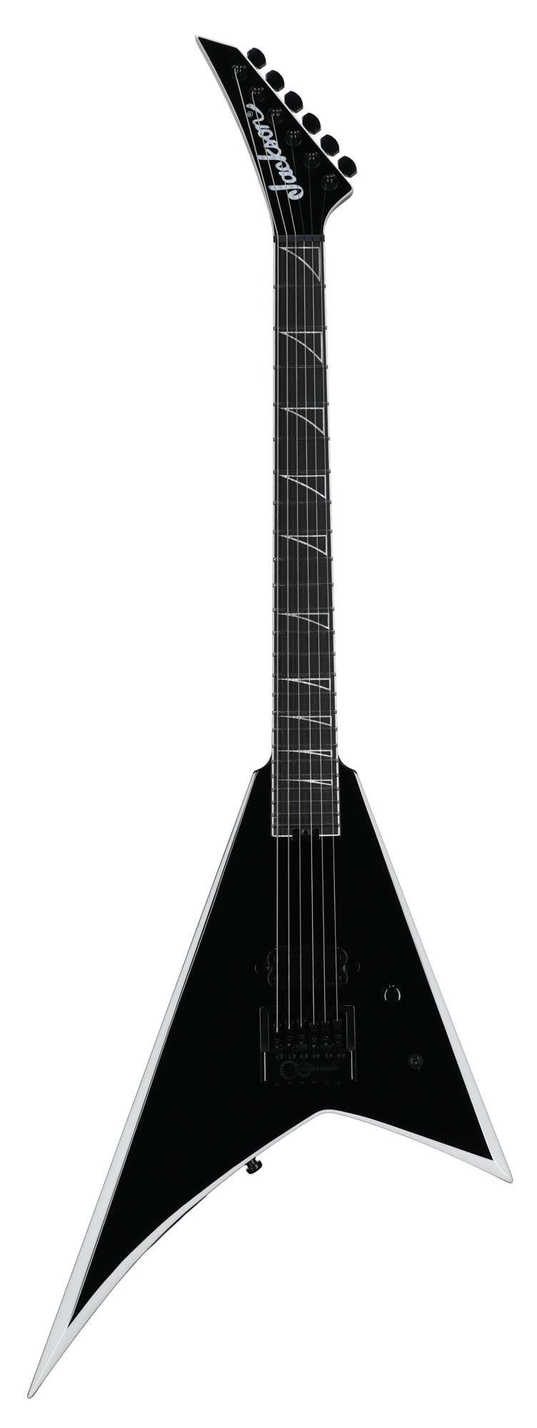 Jackson Pro Plus Christian Andreu Rhoads RR24 EVTN6 Guitar Black with White Bevels