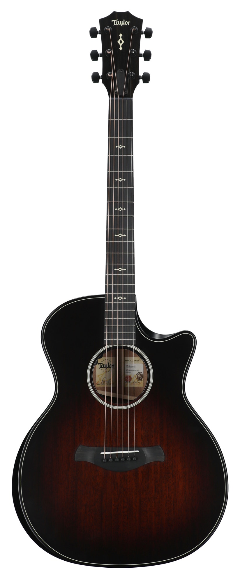 Taylor 324ce Builders Edition Next Generation Grand Auditorium Acoustic Electric Guitar with Case View 1