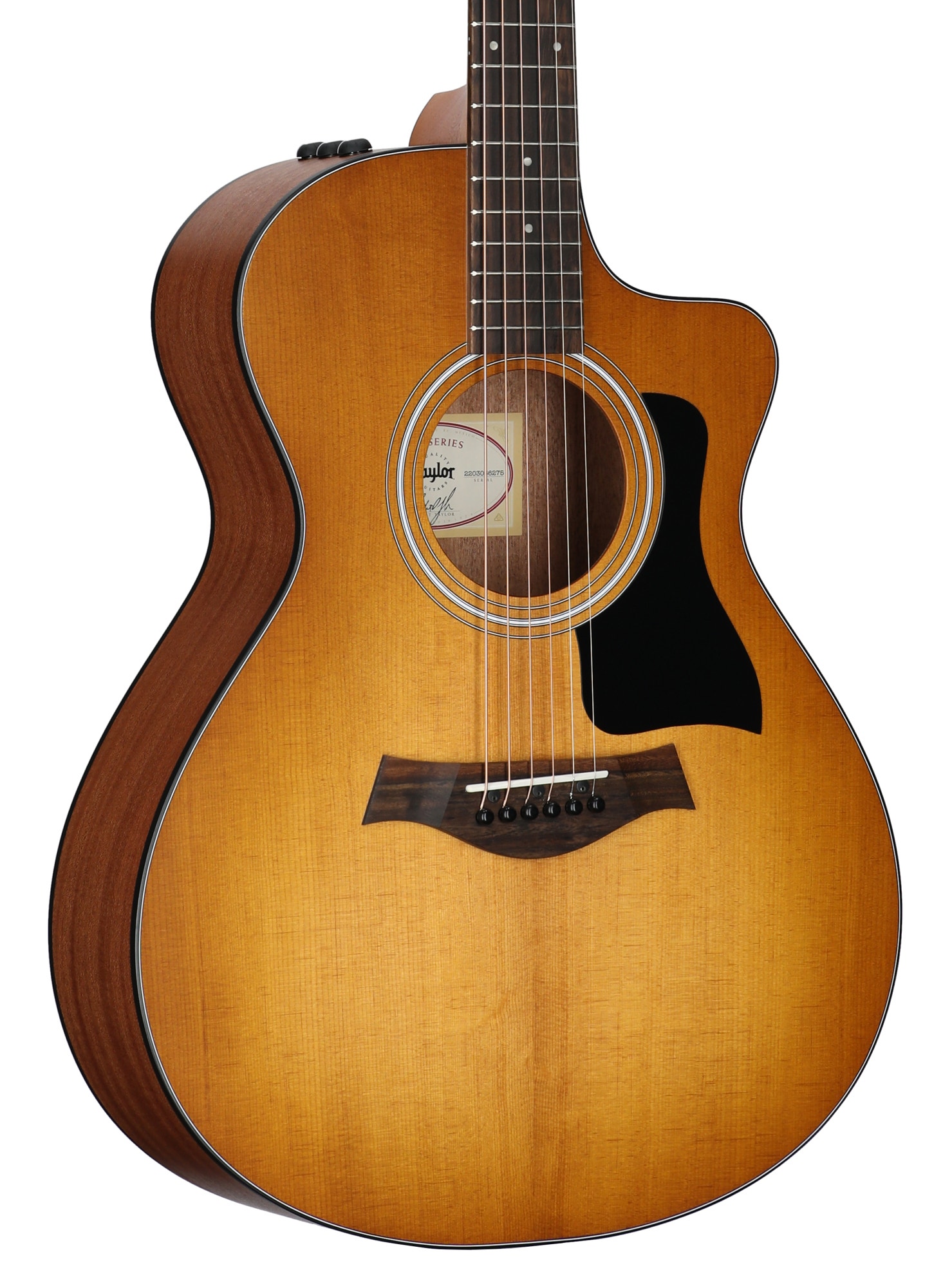 Taylor 112ce Special Edition Grand Concert Acoustic Electric Guitar with Soft Bag Honeyburst