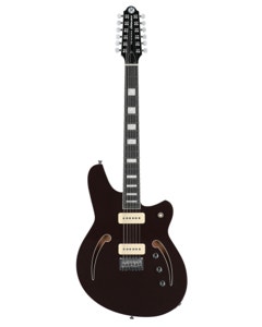 Reverend Airwave 12-String Semi-Hollow Body Guitar Bordeaux