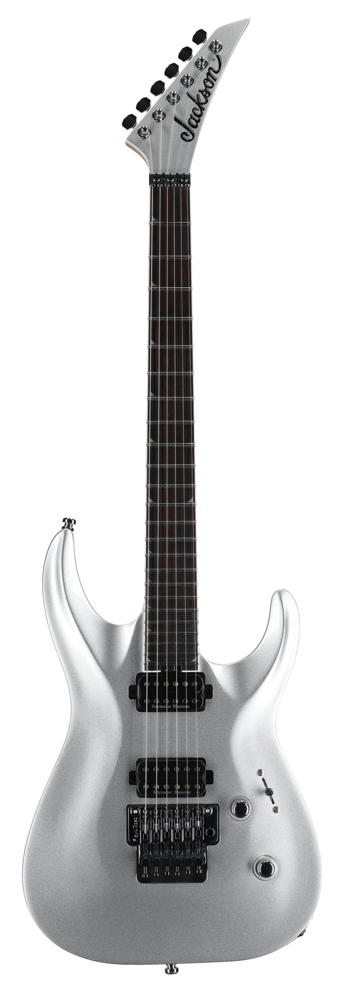 Jackson Pro Plus Soloist SLA2 Ebony Fingerboard Guitar with Bag Quicksilver