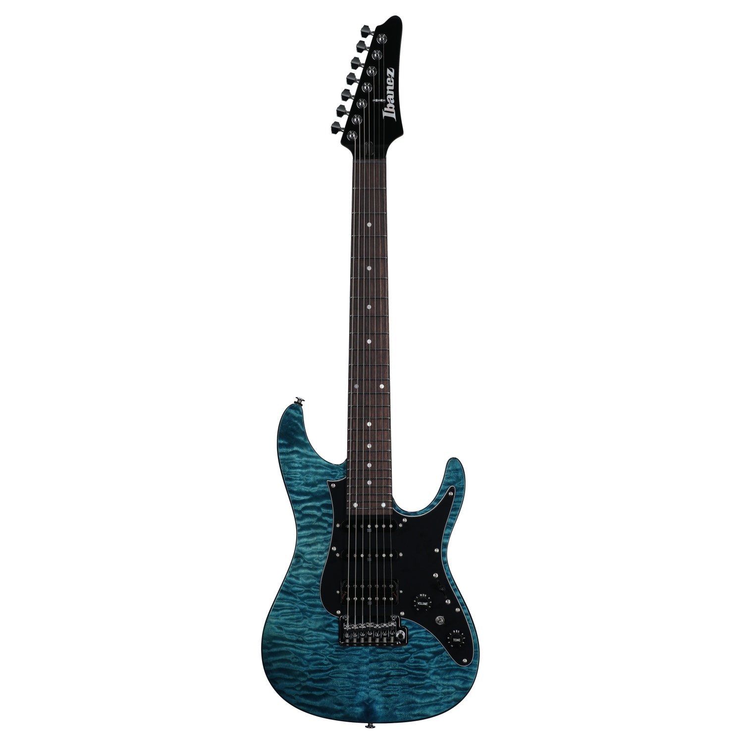 Ibanez Premium AZ447P1QM Electric Guitar with Bag Cosmic Blue