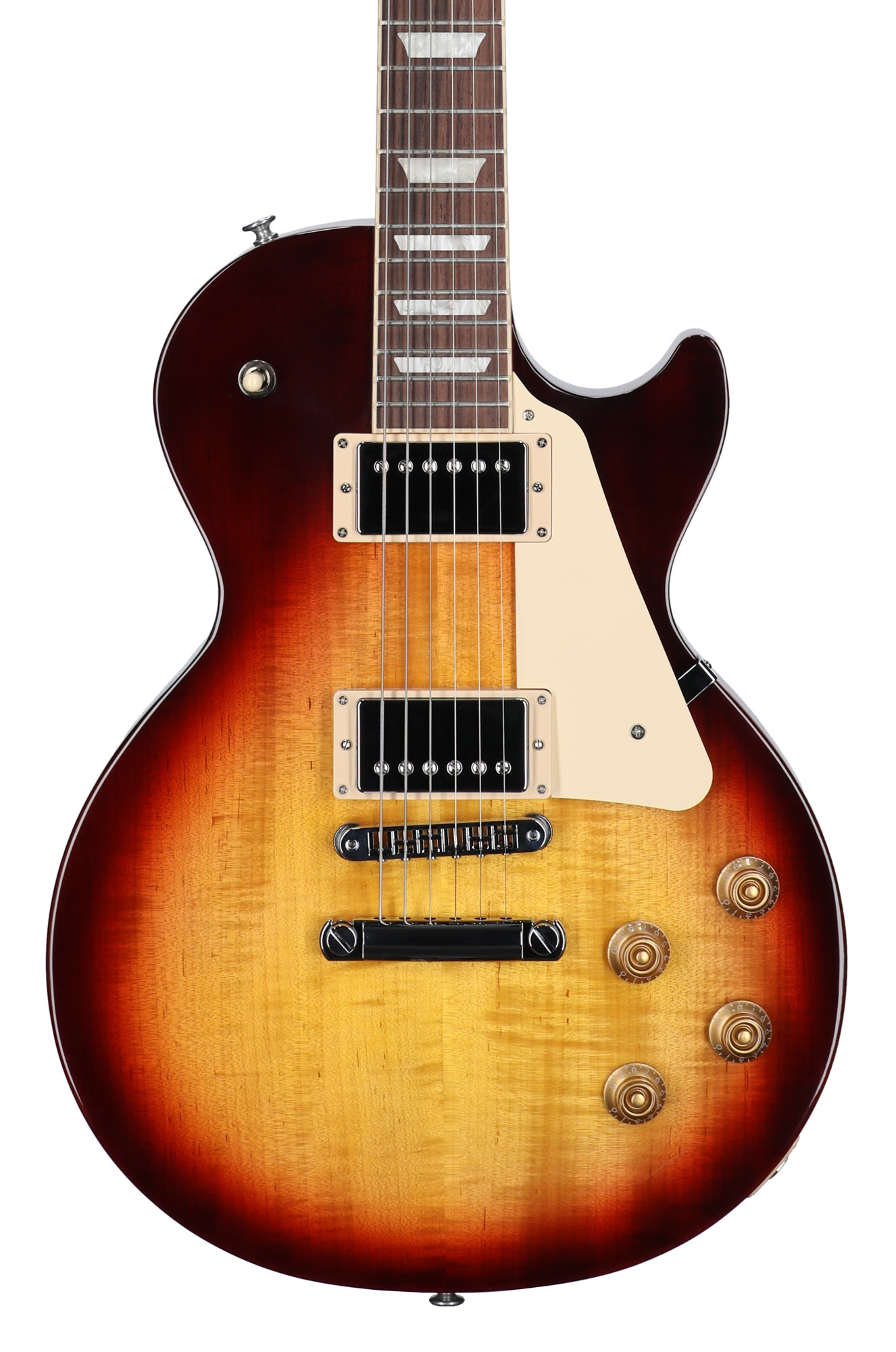 Gibson Les Paul Studio Figured Top with Soft Case Bourbon Burst View 1