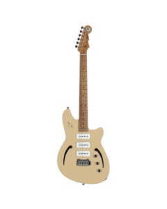 Reverend Kingbolt Air 390 Semi-Hollow Body Guitar Sandstone