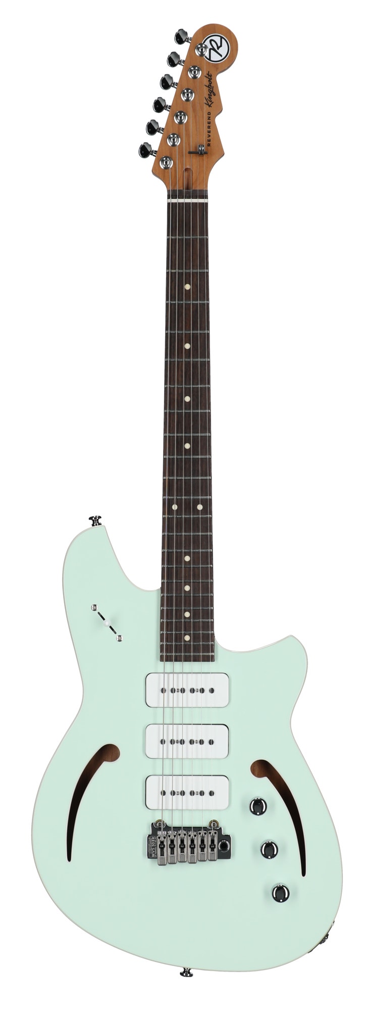 Reverend Kingbolt Air 390 Semi-Hollow Body Guitar Iconic Blue
