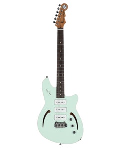 Reverend Kingbolt Air 390 Semi-Hollow Body Guitar Iconic Blue