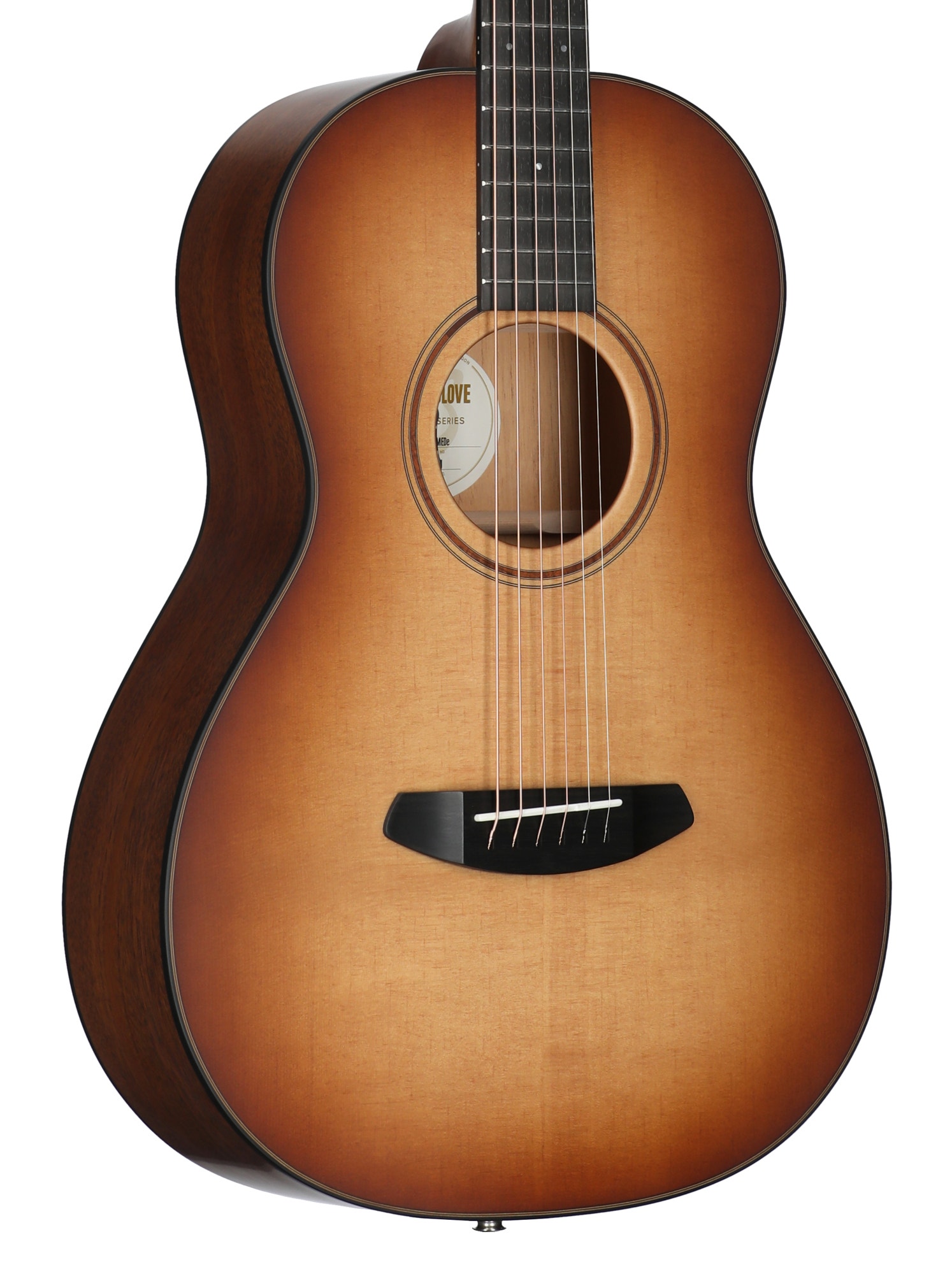 Breedlove Roots Series Parlor SMe Acoustic Electric Guitar Edgeburst