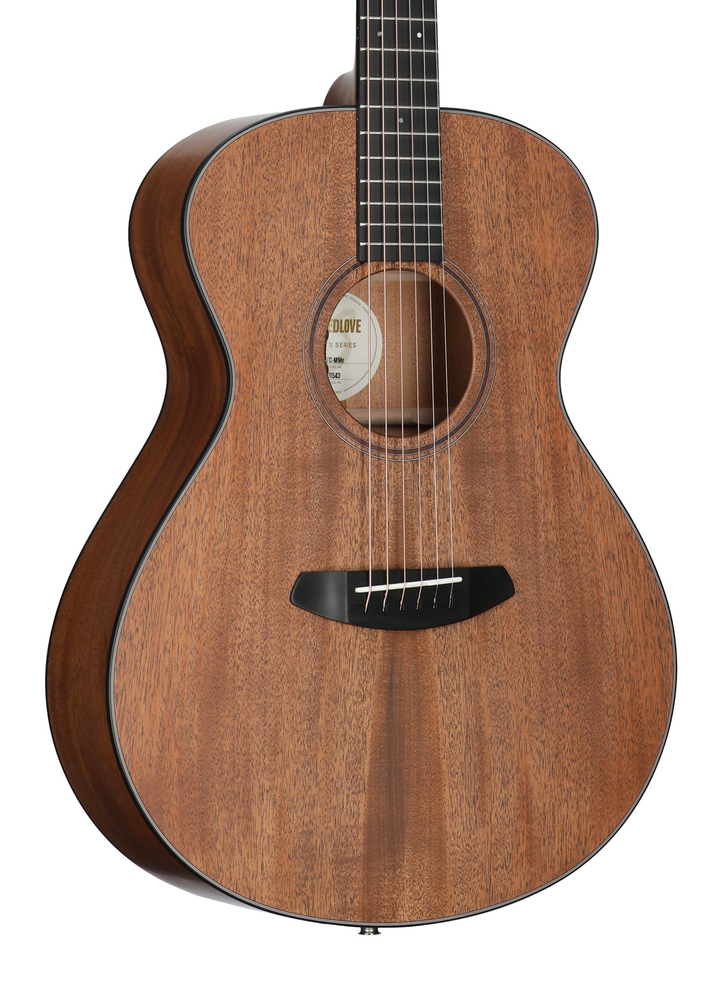 Breedlove Roots Series Concert MMe Mahogany Acoustic Electric Guitar