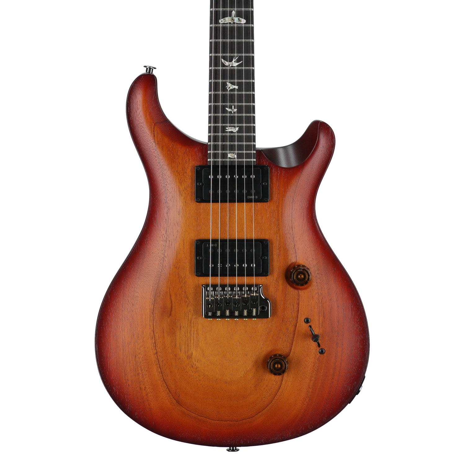 PRS Standard 24 Satin Guitar Dark Cherry Sunburst with Bag View 2