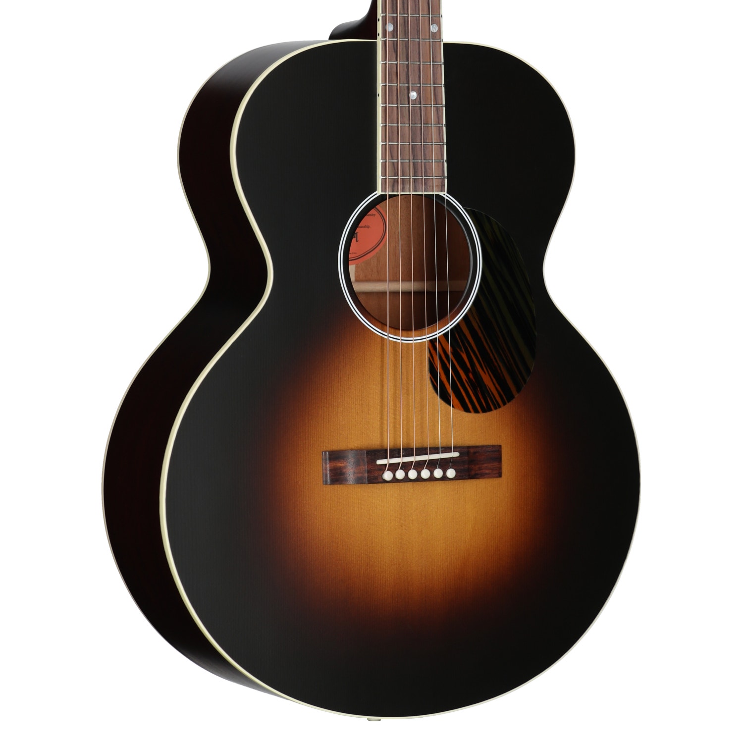 Gibson J-185 Century 12-Fret Acoustic Guitar with Case Vintage Sunburst View 8