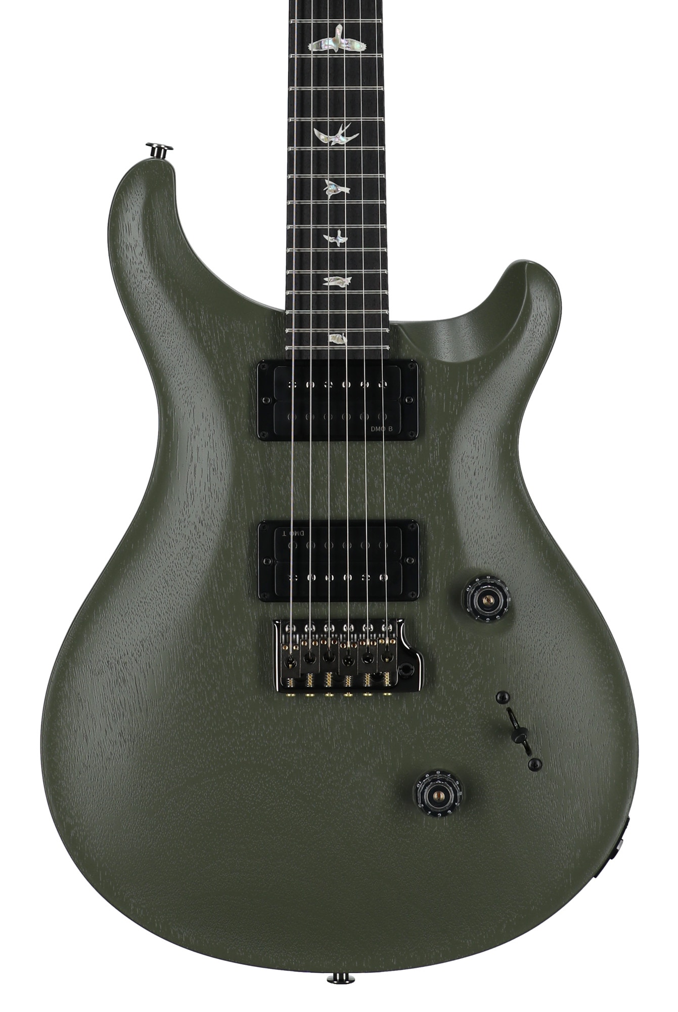 PRS Standard 24 Satin Guitar Matcha Green with Gig Bag View 2