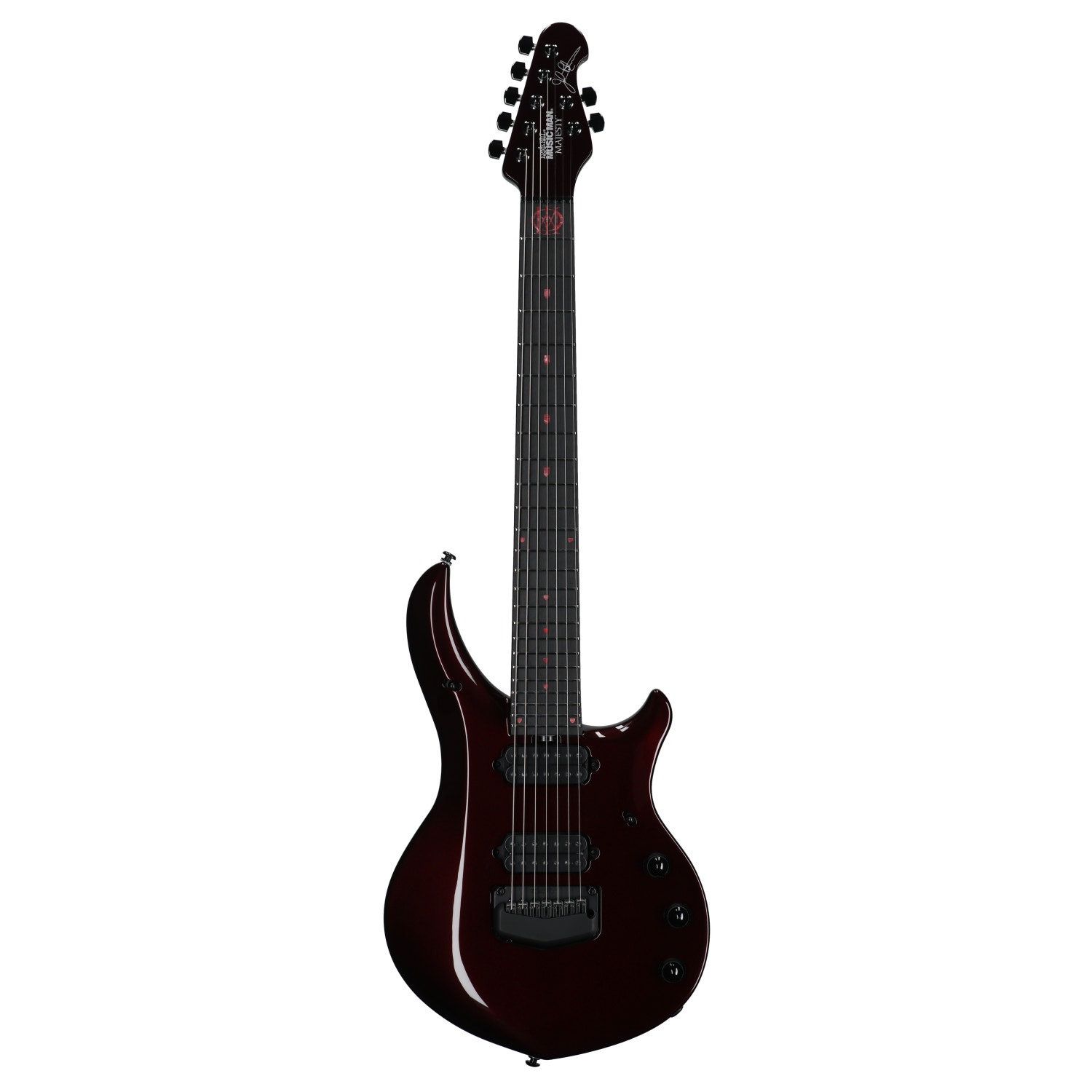 Music Man Majesty 7 Premium Select Carnelian Red View 1