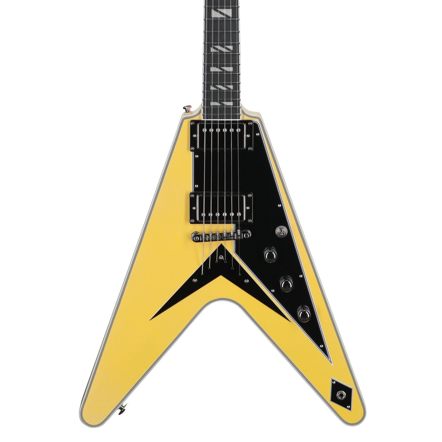 Epiphone Futura Flying V Custom Guitar with Bag Solaris Shift View 2