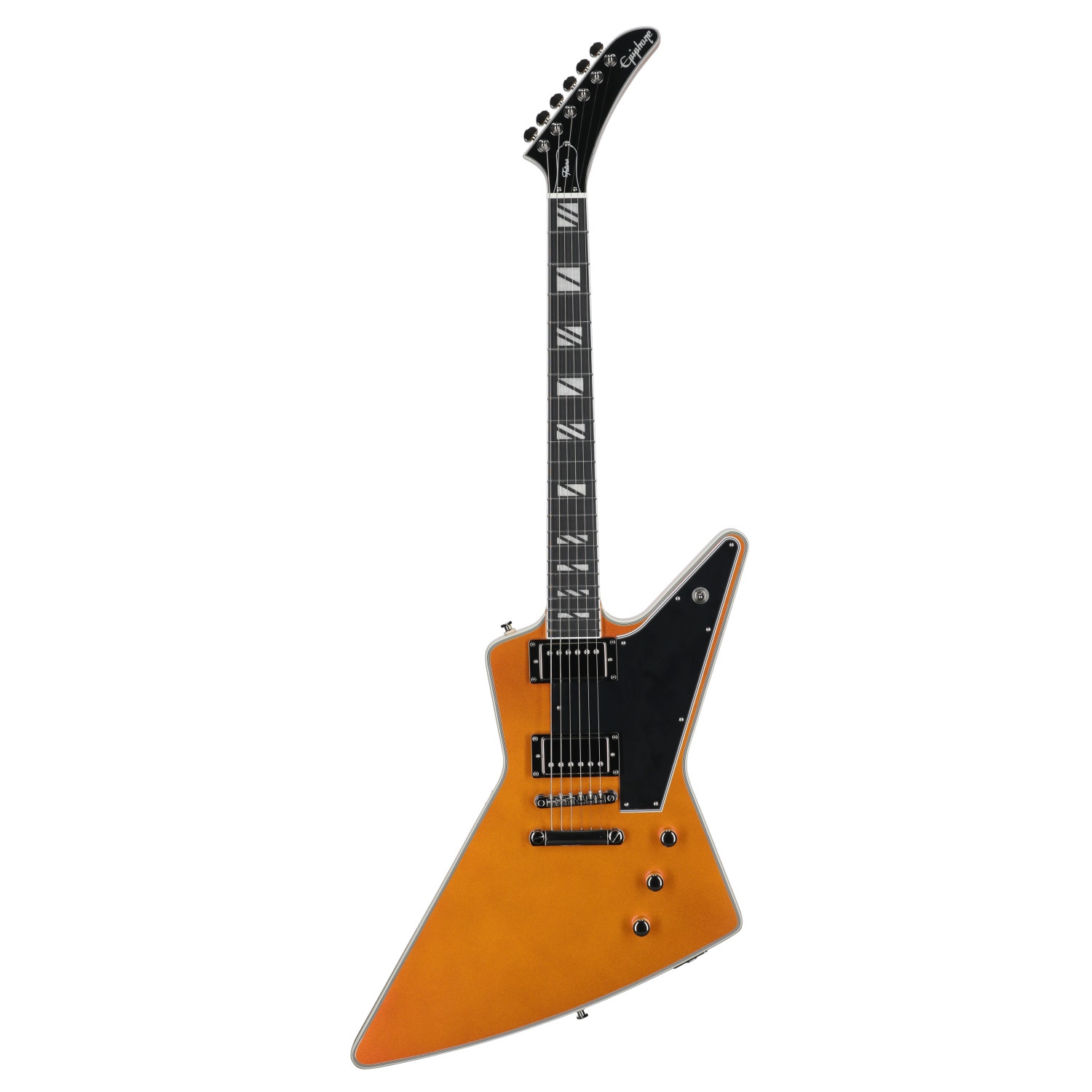 Epiphone Futura Explorer Custom Guitar with Bag Firestorm Shift View 1