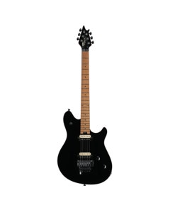 EVH Wolfgang Special Baked Maple Neck Floyd Rose Guitar with Bag Gloss Black View 1
