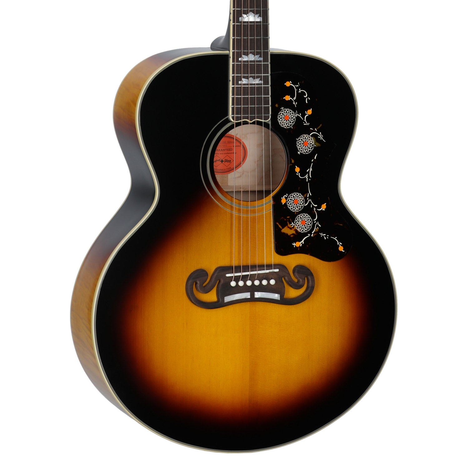 Epiphone Inspired by Gibson Custom 1957 SJ-200 A/E Guitar with Case Vintage Sunburst
