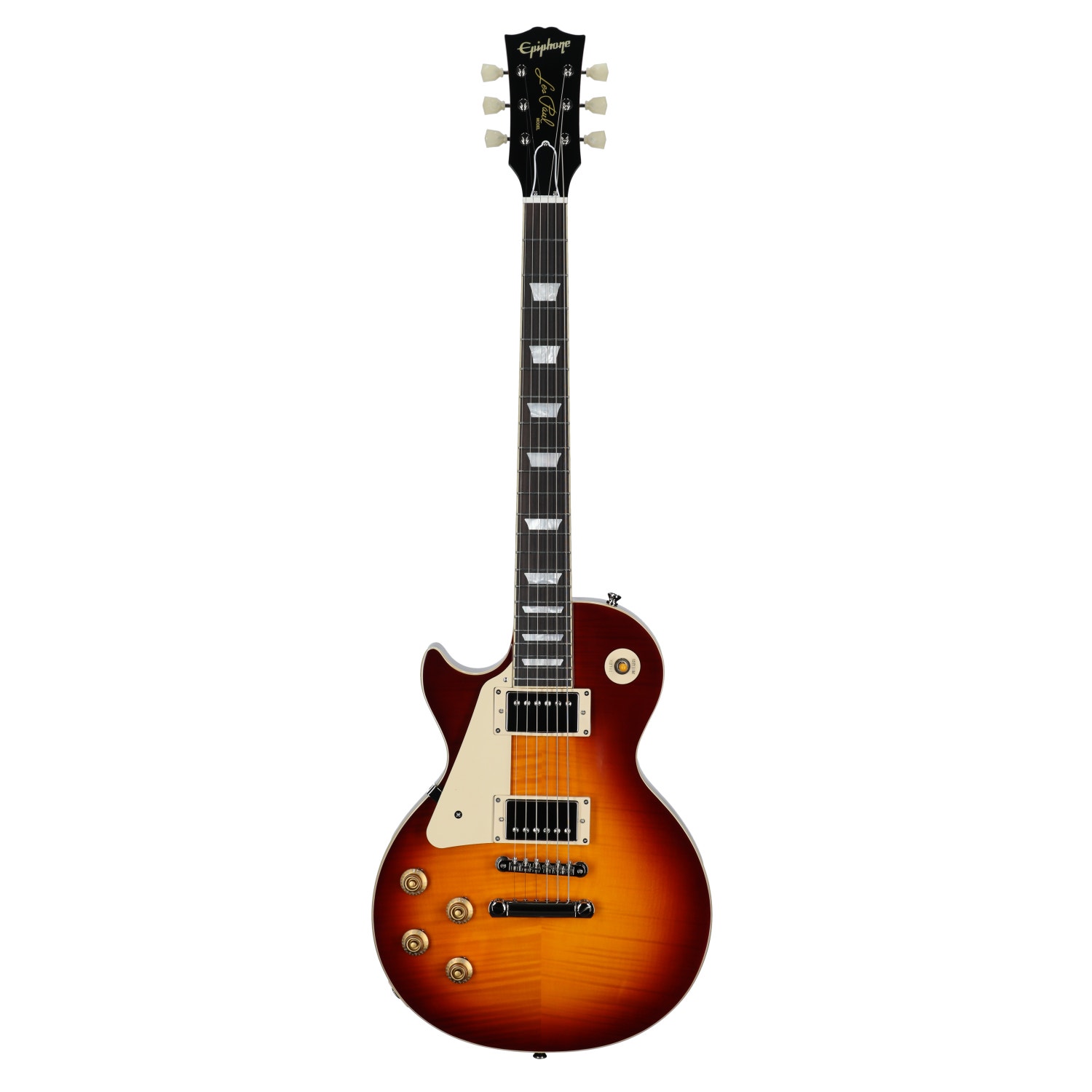 Epiphone Inspired by Gibson Custom 1959 Les Paul Standard Left-Handed Guitar with Case Deep Cherry Sunburst