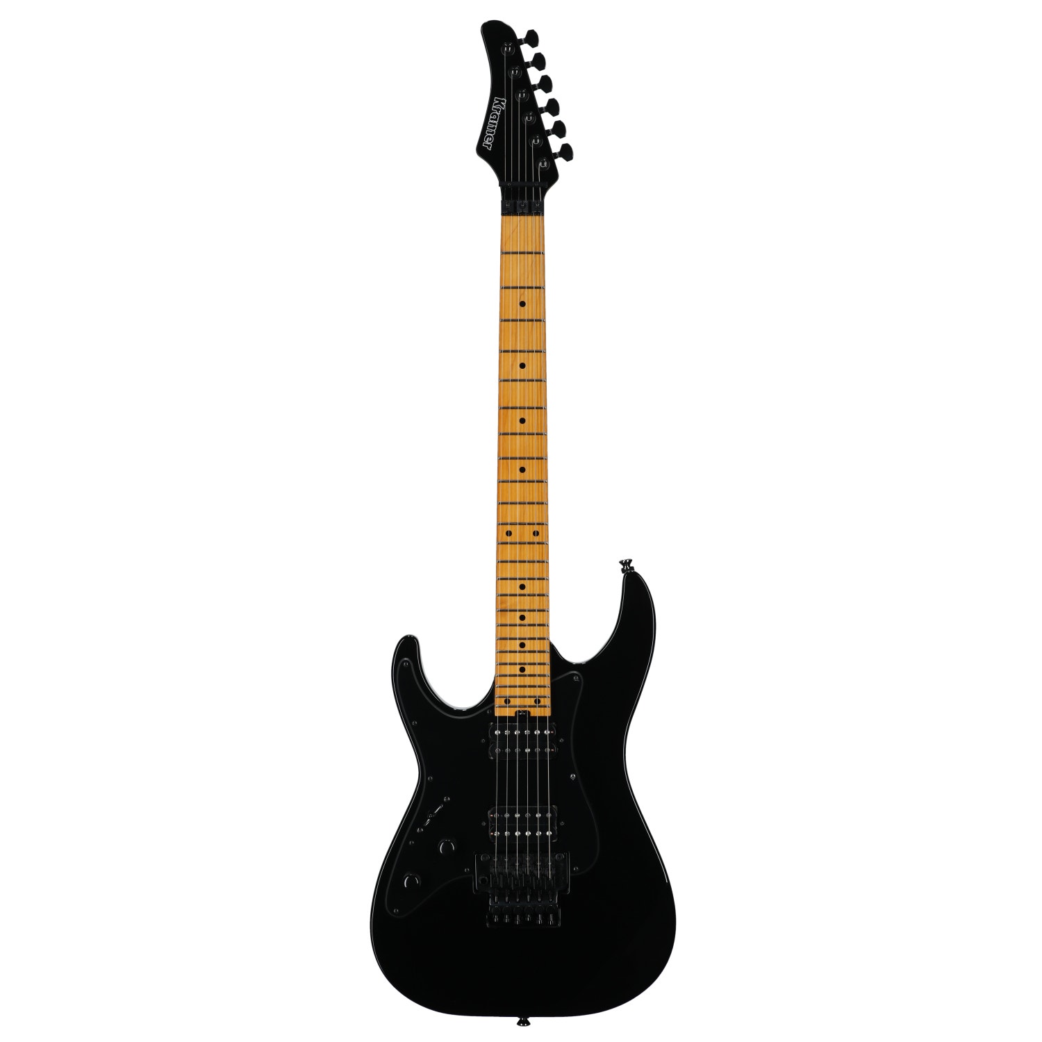 Kramer Volante HHFR Left-Handed Intruder Guitar with Gig Bag Black