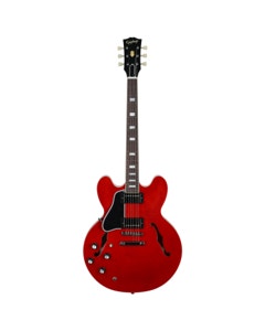 Epiphone Inspired by Gibson Custom 1962 ES-335 Left-Handed Guitar with Case Sixties Cherry