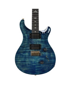 PRS Custom 24 10 Top River Blue Pearl with Case View 2