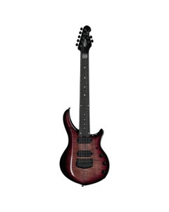 Ernie Ball Music Man Majesty 7 Premium Select 7-String Guitar with Mono Softshell Case Strawberry Moon