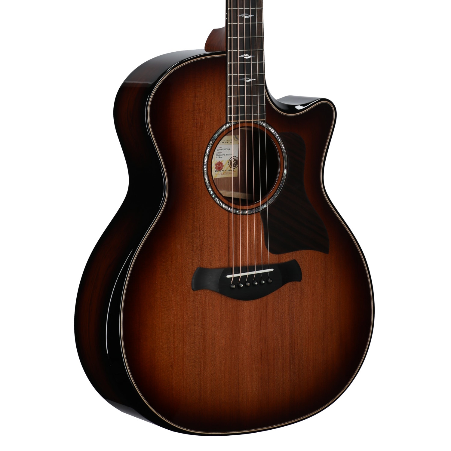 Taylor Builders Edition 814ce Honduran Rosewood Next Gen Acoustic Electric Guitar with Case
