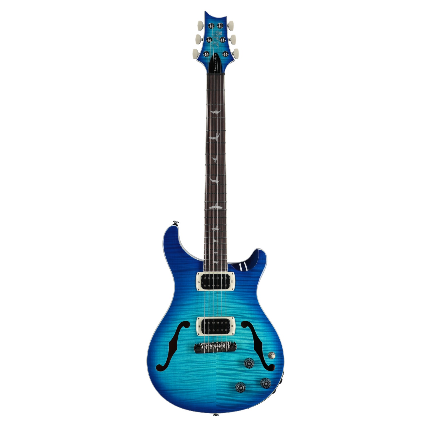PRS SE Hollowbody I Piezo Guitar with Gig Bag Lake Blue